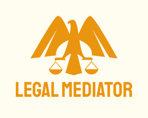 Eagle Legal Scale logo design