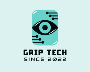 Circuit Digital Tech Eye logo design