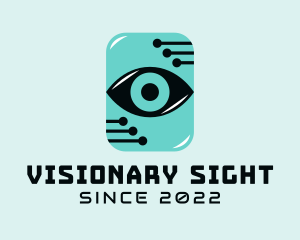 Circuit Digital Tech Eye logo design