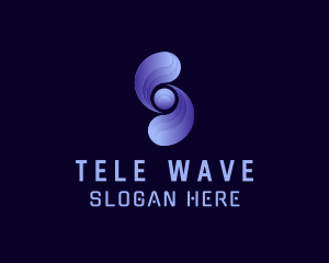 Cyber Wave Sphere logo design