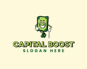 Investment Money Mascot logo