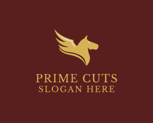 Luxury Pegasus Wings  logo design