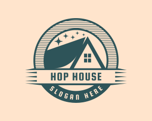 Housing Property Roof logo design