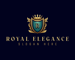 Luxury Royal Shield logo design