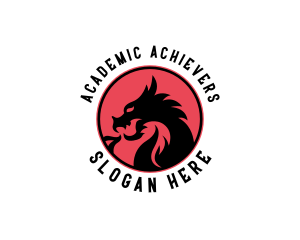 Esports Dragon Creature logo