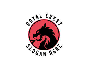Esports Dragon Creature logo