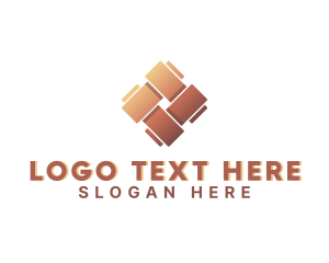 Abstract Wood Tiles logo