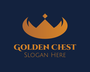 Elegant Horn Crown logo design