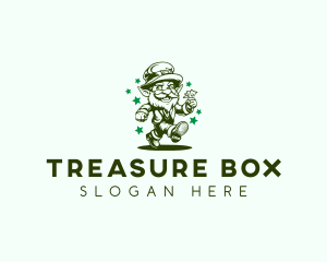 Mythical Leprechaun Elf logo