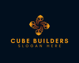 Cyber Tech Cube logo design