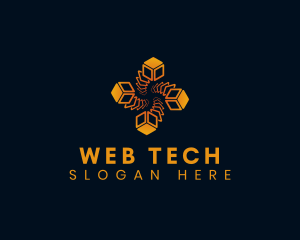 Cyber Tech Cube logo design