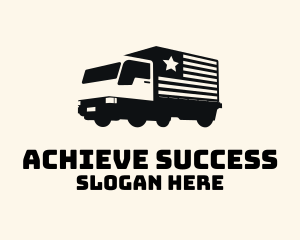 American Delivery Truck Logo