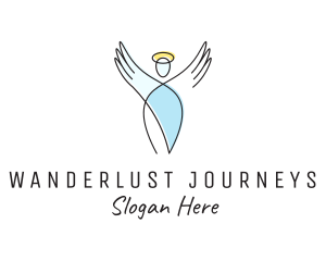 Angel Wings Religion logo