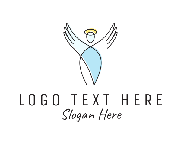 Angel logo example 2