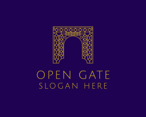  Arabic Gate Pattern logo design