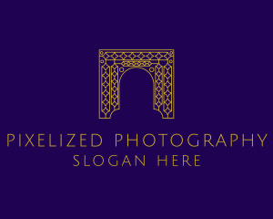  Arabic Gate Pattern logo design