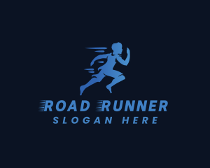 Athlete Runner Marathon logo design