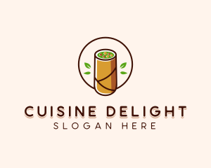 Spring Roll Dining logo design