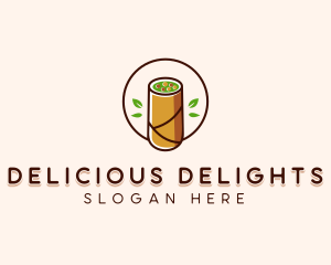 Spring Roll Dining logo design