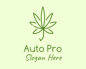 Marijuana Leaf Plant Logo