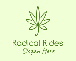 Marijuana Leaf Plant Logo