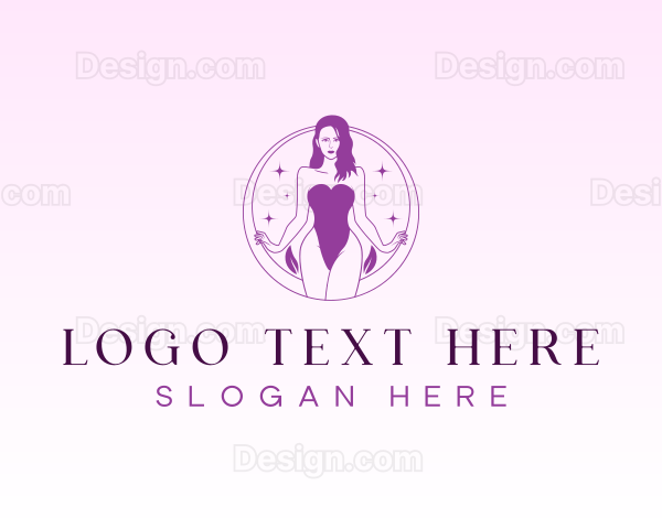 Sexy Female Body Logo