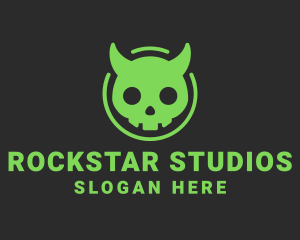 Evil Skull Rockstar logo