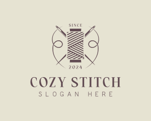 Needlecraft Sewing Thread logo design