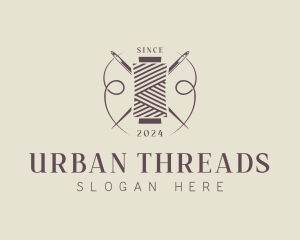 Needlecraft Sewing Thread logo design