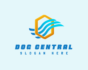 Cooling Air Conditioning logo design