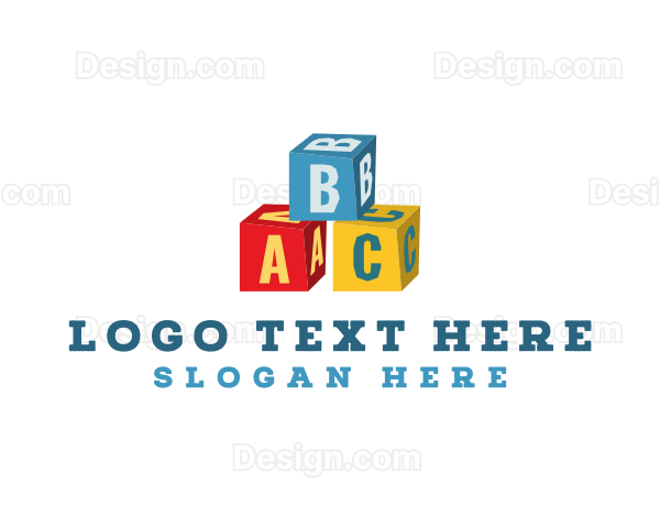 Kiddie Alphabet Blocks Logo