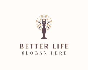 Woman Tree Spa logo design