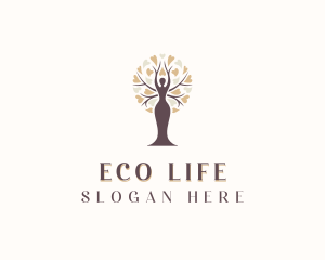 Woman Tree Spa logo design