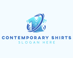 Shirt Wash Laundry logo design