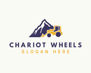 Mining Contractor Wheel Loader logo design