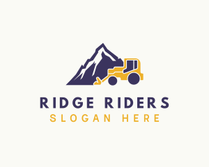 Mining Contractor Wheel Loader logo design