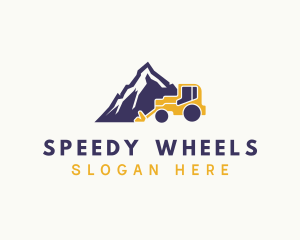 Mining Contractor Wheel Loader logo design