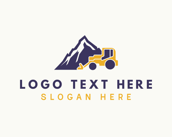 Wheel Loader logo example 2