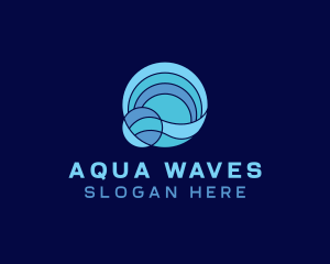 Tsunami Ocean Wave logo design