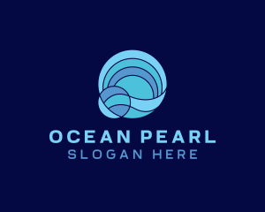 Tsunami Ocean Wave logo design