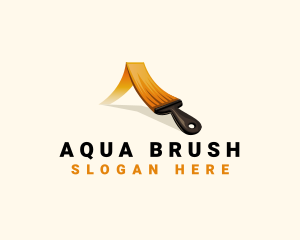 Painting Brush Mural logo design