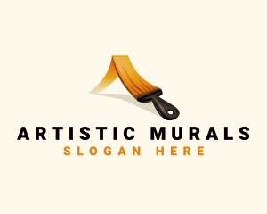 Painting Brush Mural logo