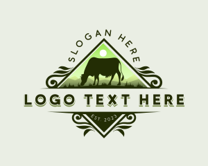 Cattle Livestock Farm logo