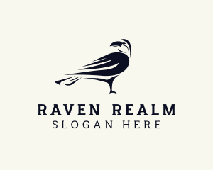 Classic Crow Bird logo