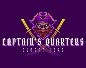 Pirate Man Sword logo