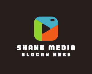 Camera Media Player logo design