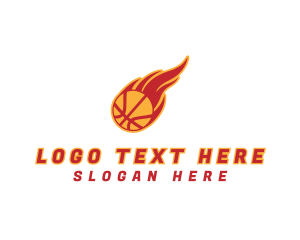 Basketball Team Fire logo