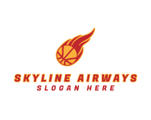 Basketball Team Fire logo