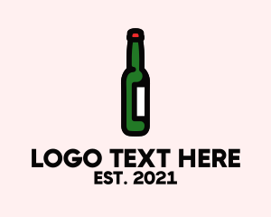 Wine Drink Bottle  logo