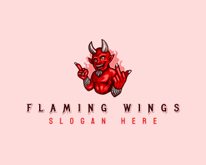 Mean Devil Profanity logo design